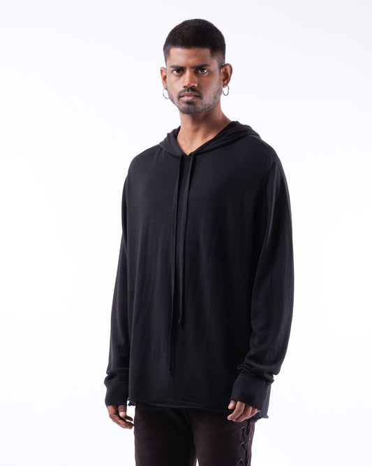 #1081 Oversized Hoodie 120's Superfine Merino — Lars Andersson, view 2