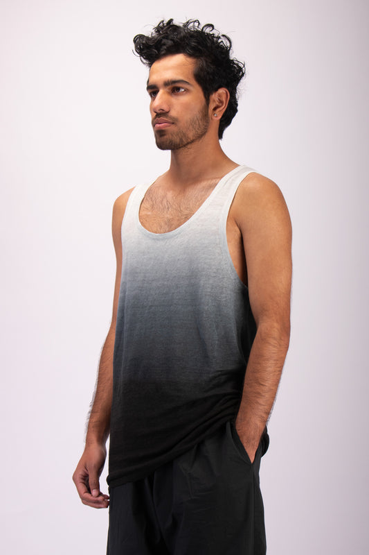 #1324 Tank top in linen