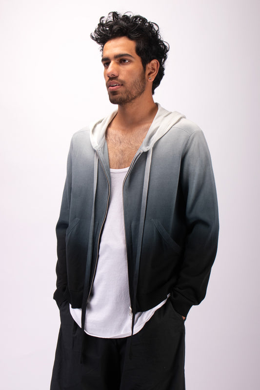 #1333 Zip up hoodie in organic cotton