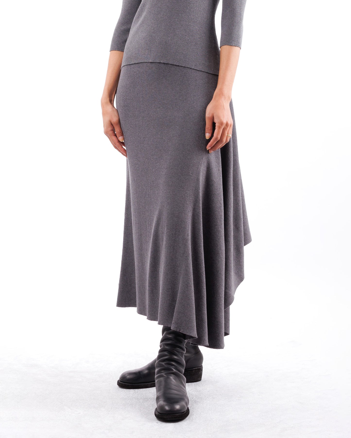 #1045 Skirt with cascade organic cotton