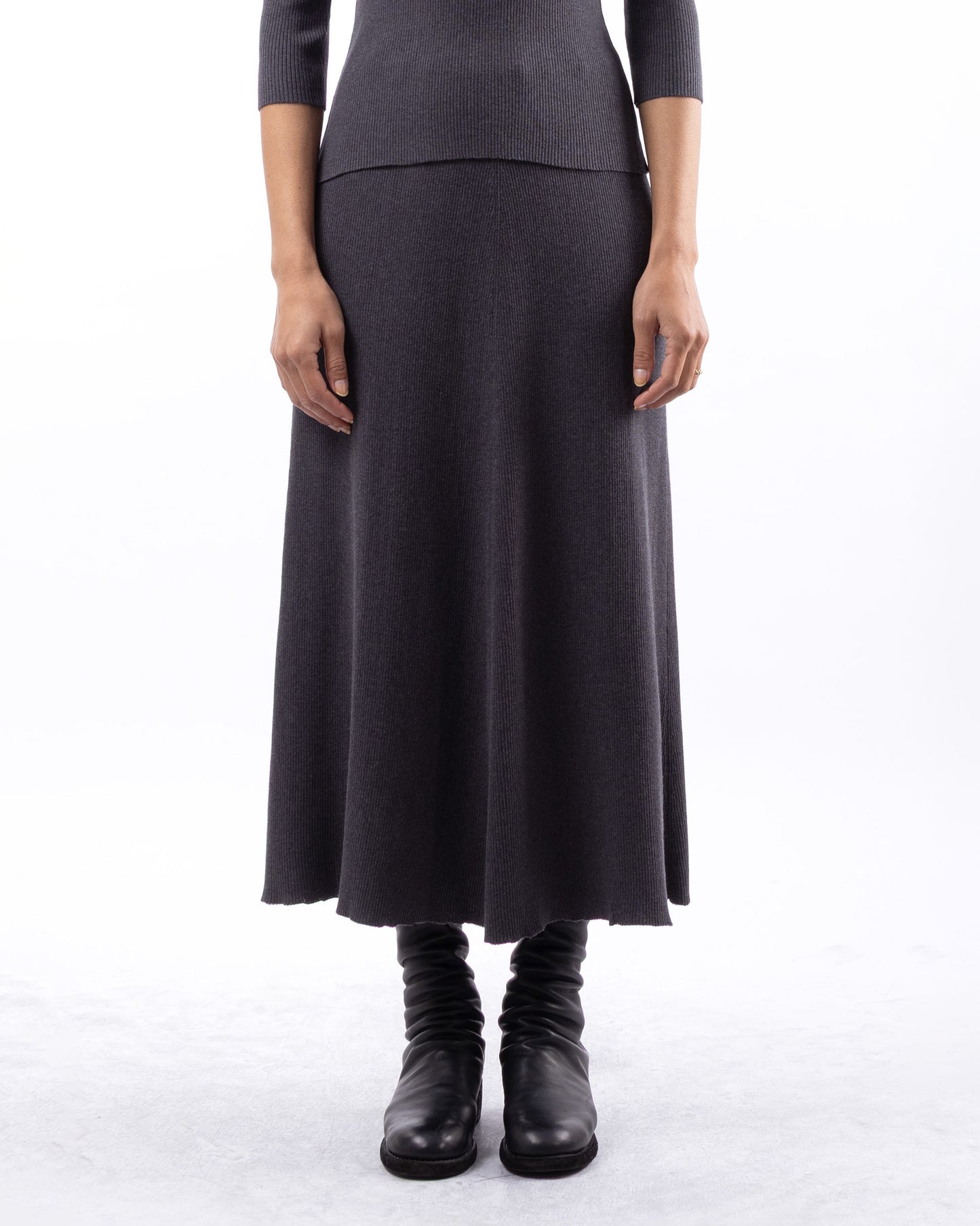 #1049 Flared skirt Tripoli organic cotton