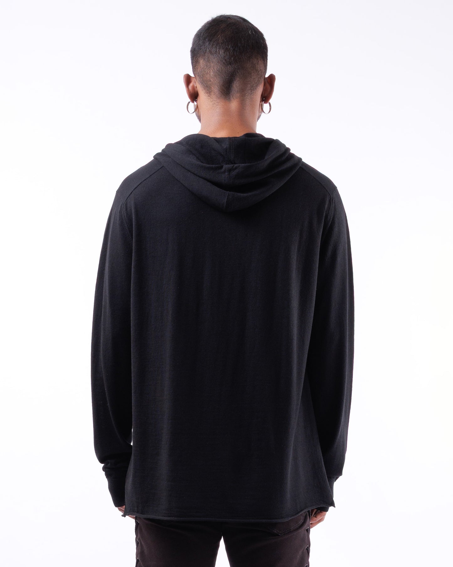 #1081 Oversized hoodie 120's superfine merino