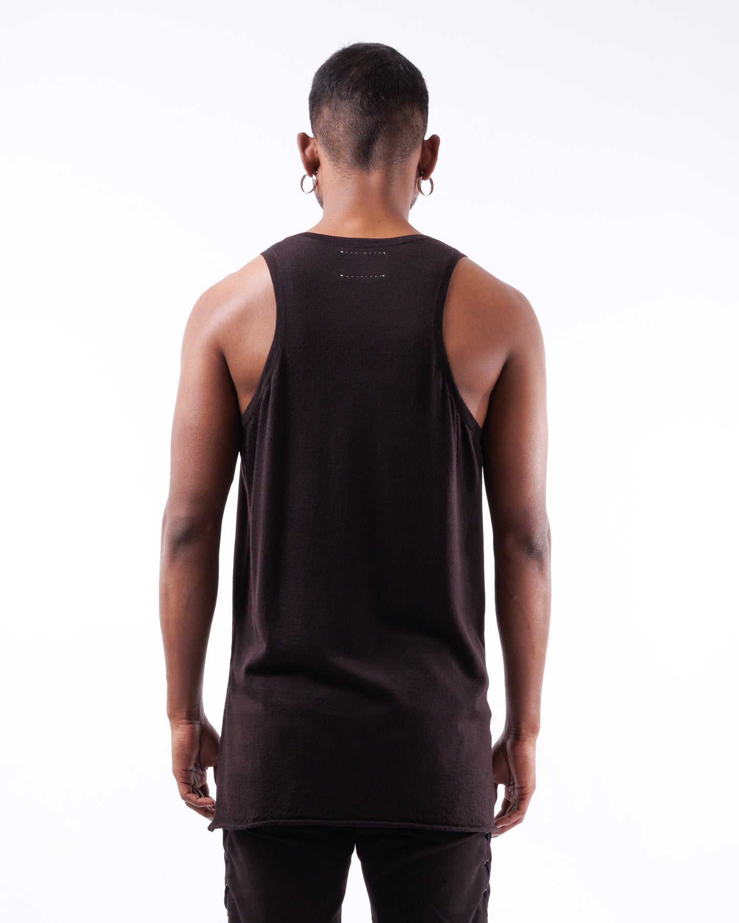 #1084 Tank top 120's superfine merino