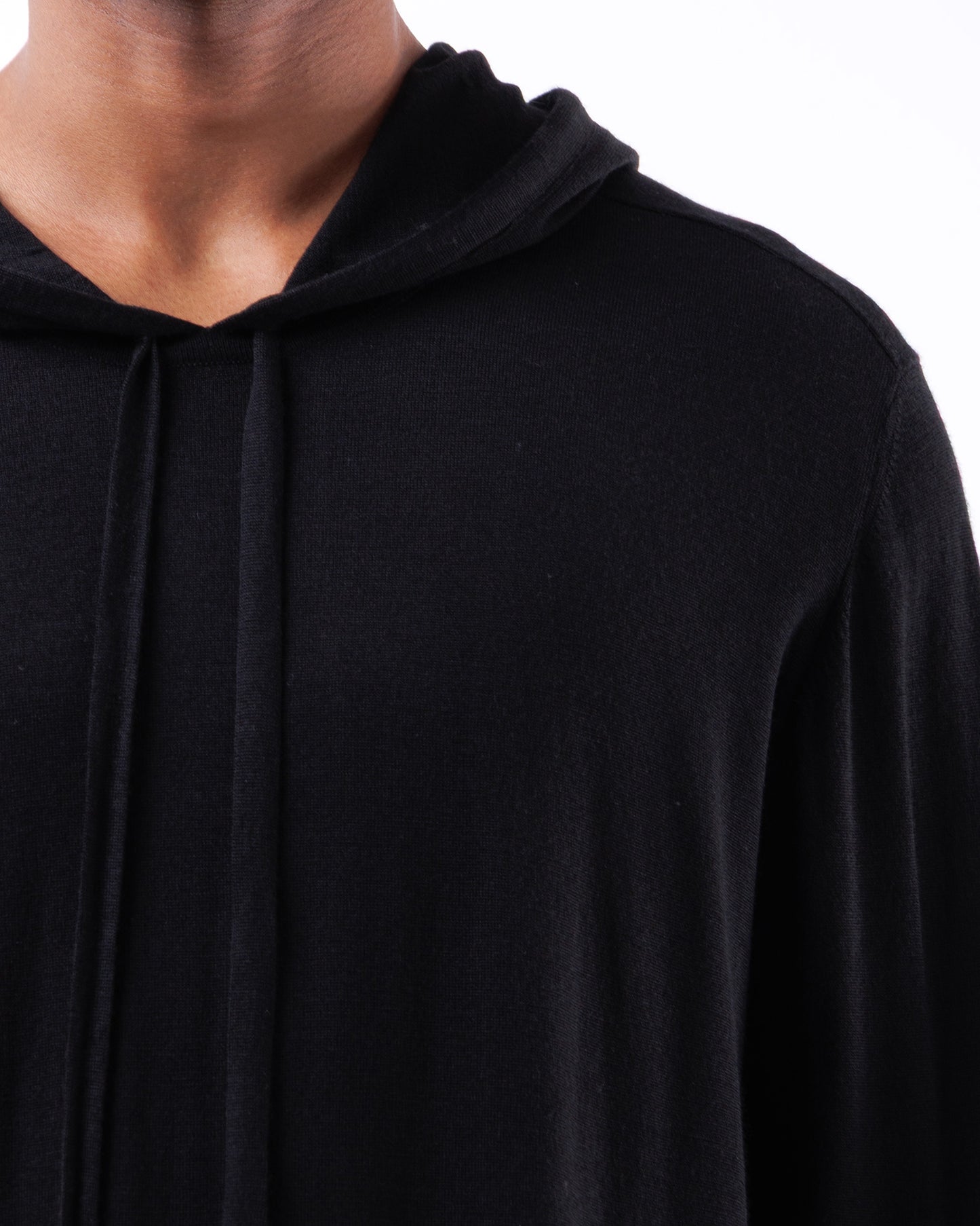 #1088 Hooded long sleeve t 120's superfine merino