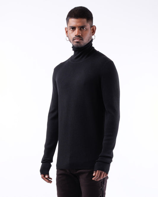 #1092 Long Sleeve Turtleneck 120's Superfine Merino — Lars Andersson, view 2