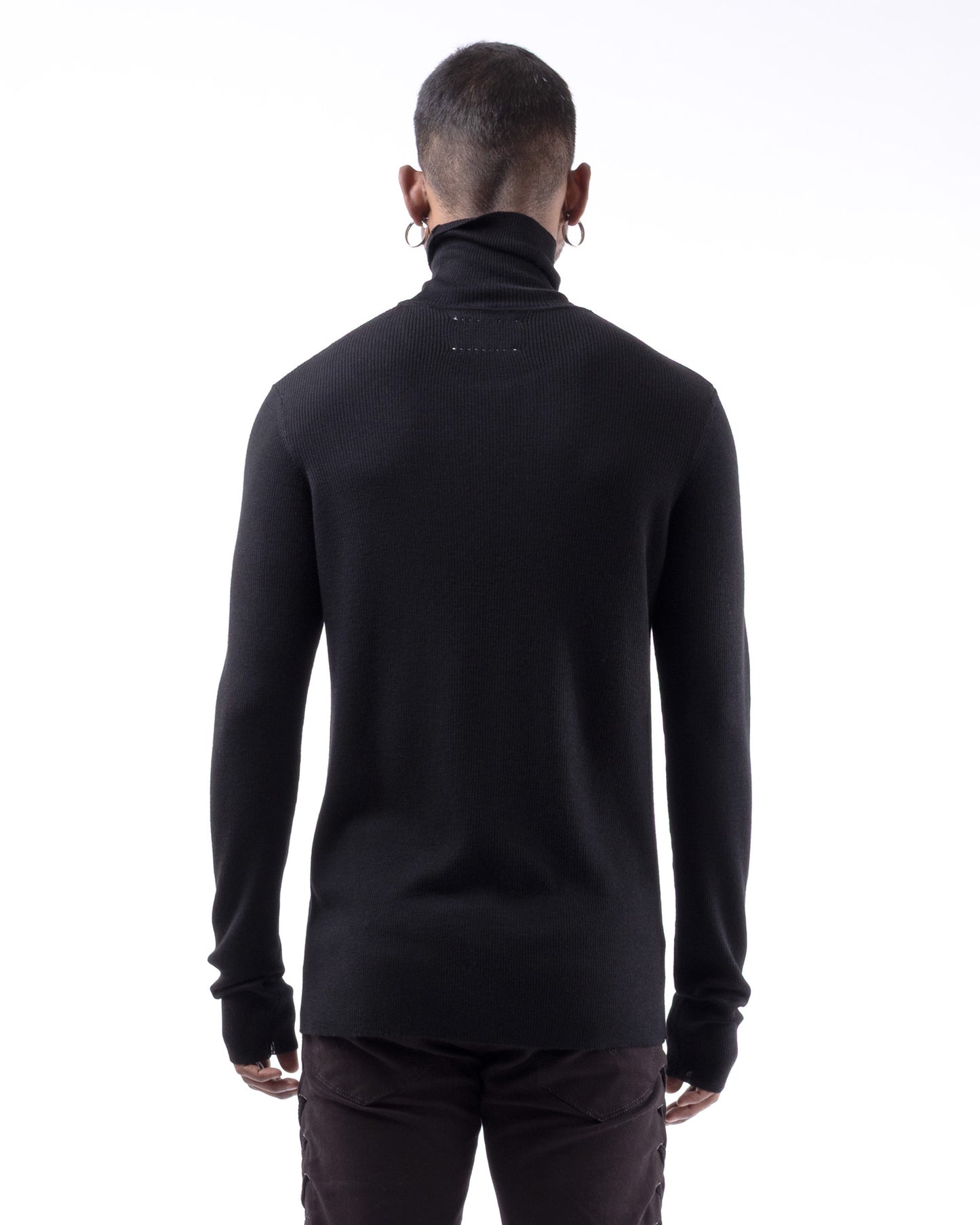 #1092 Long Sleeve Turtleneck 120's Superfine Merino — Lars Andersson, view 3
