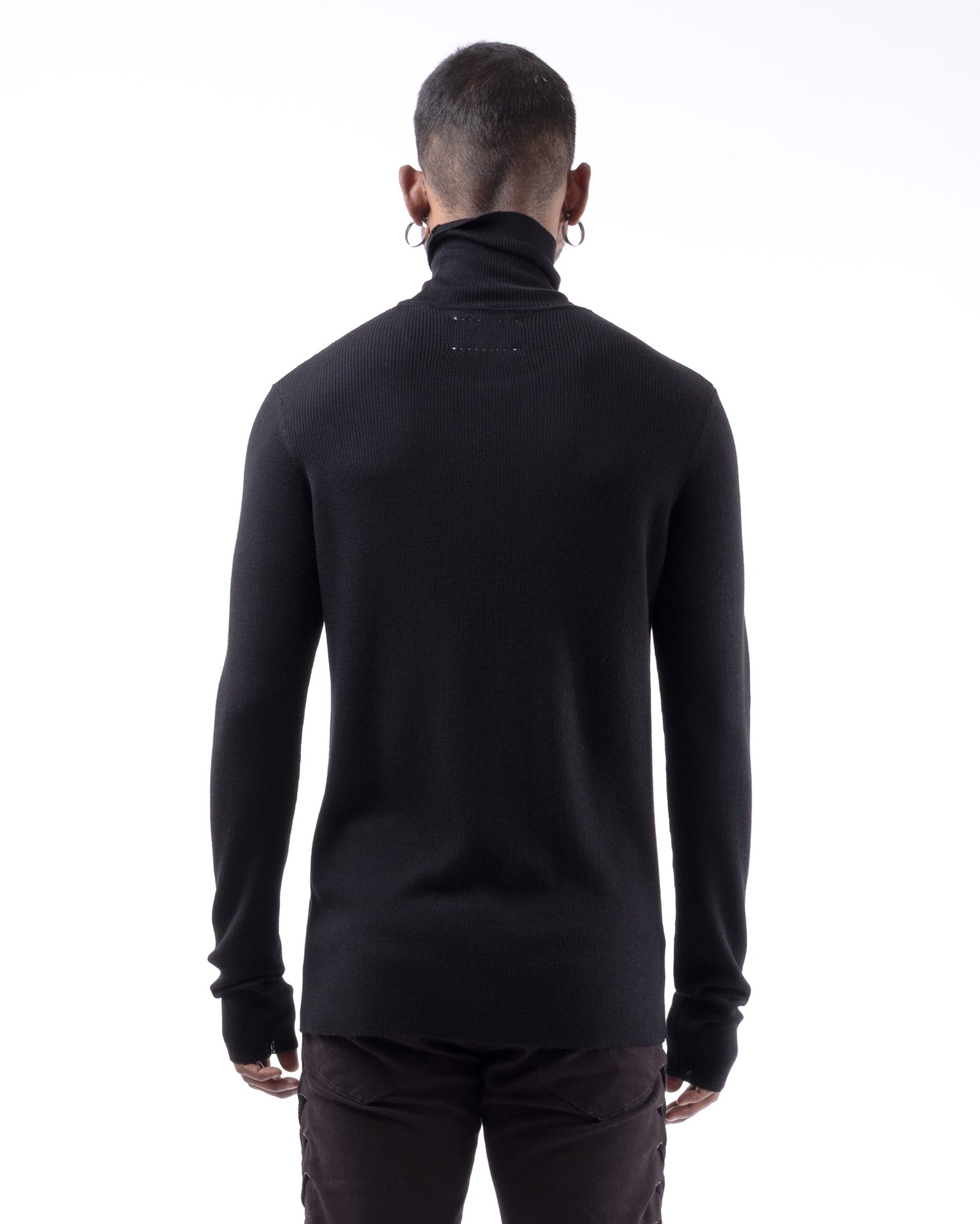 #1092 Long Sleeve Turtleneck 120's Superfine Merino — Lars Andersson, view 3