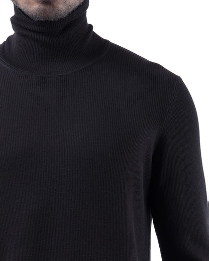 #1092 Long Sleeve Turtleneck 120's Superfine Merino — Lars Andersson, view 4