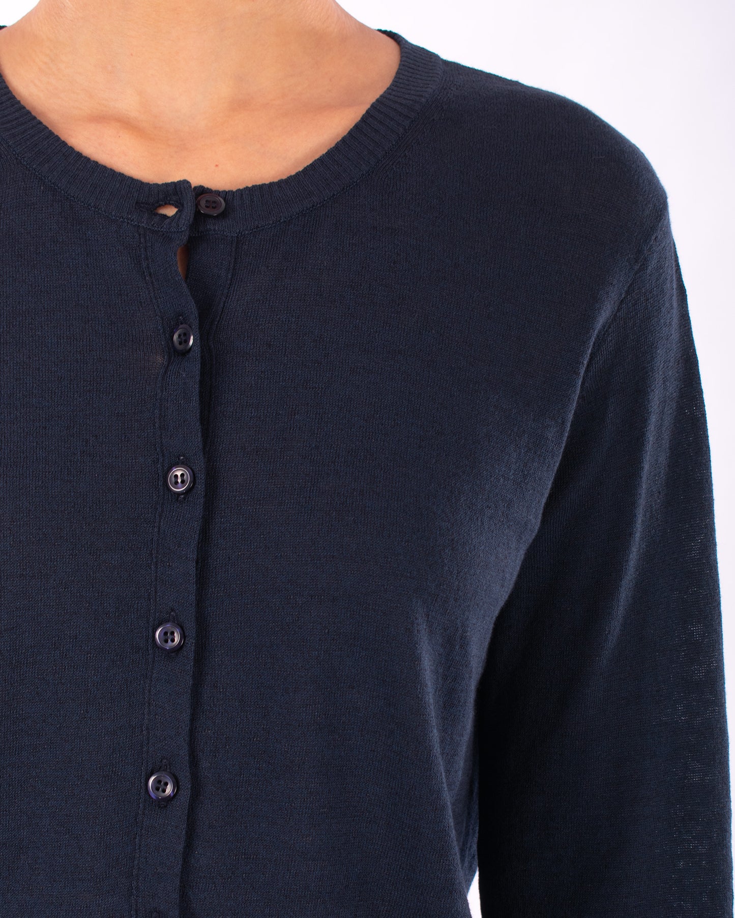 #1218 Cropped long sleeve cardigan