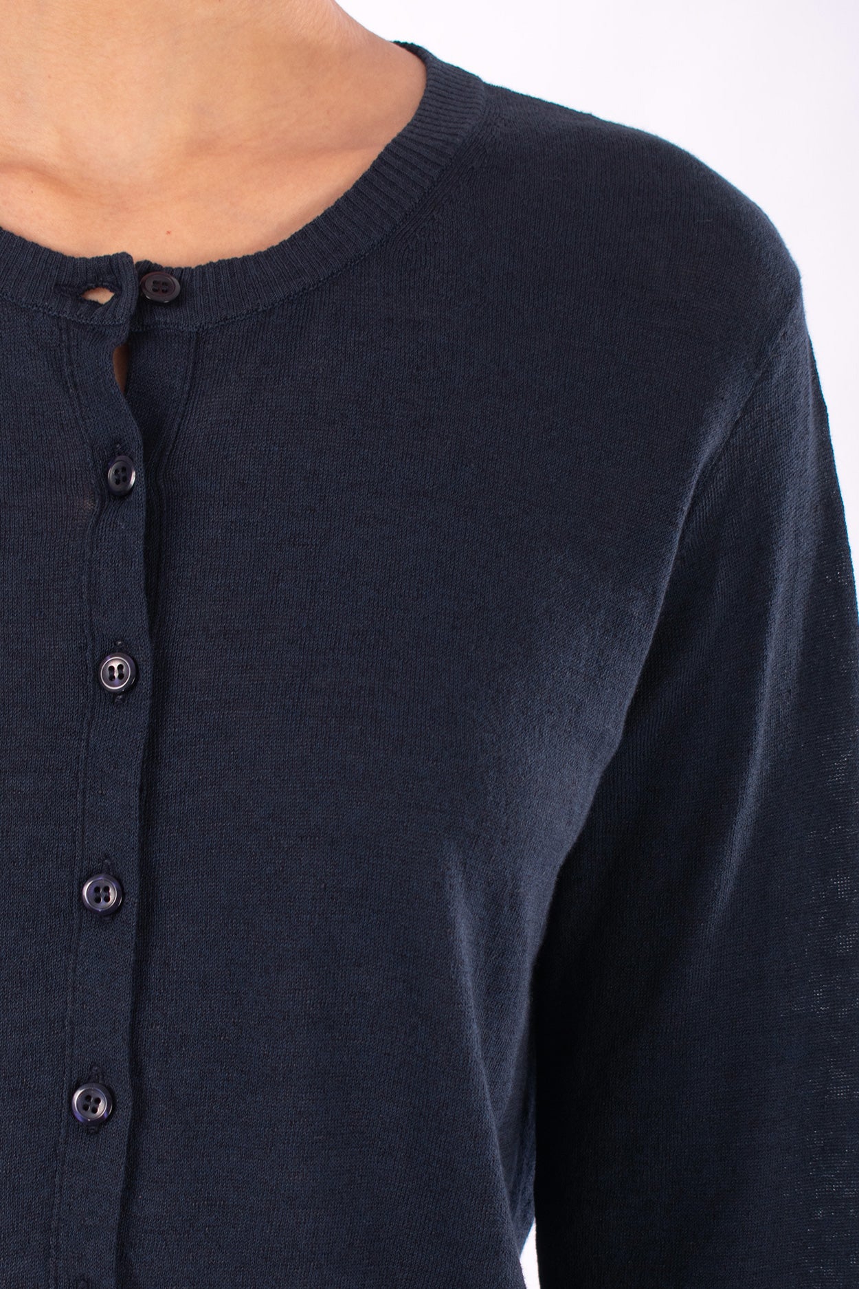 #1218 Cropped Long Sleeve Cardigan- Marritimo — Lars Andersson, view 4