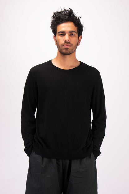 #1317 Crewneck sweater in organic cotton