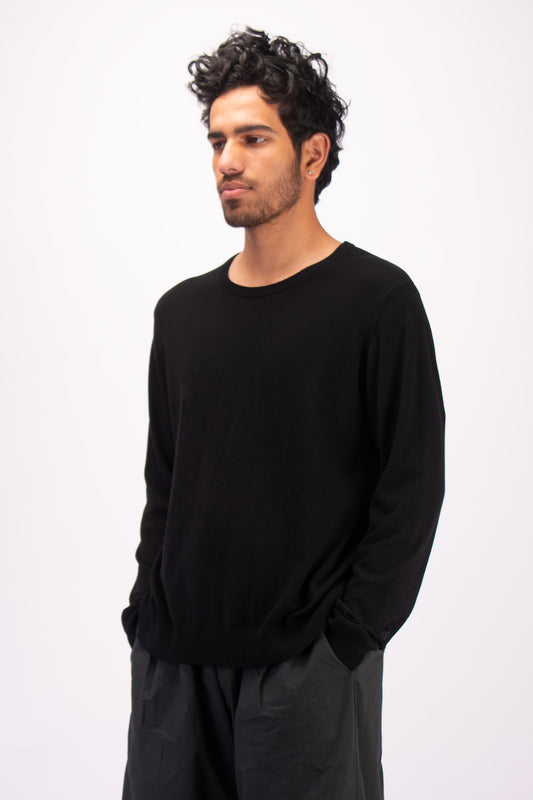 #1317 Crewneck sweater in organic cotton
