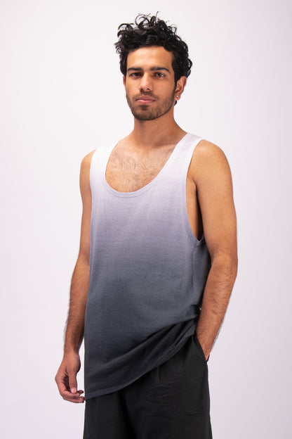 #1322 Tank top in linen and organic cotton