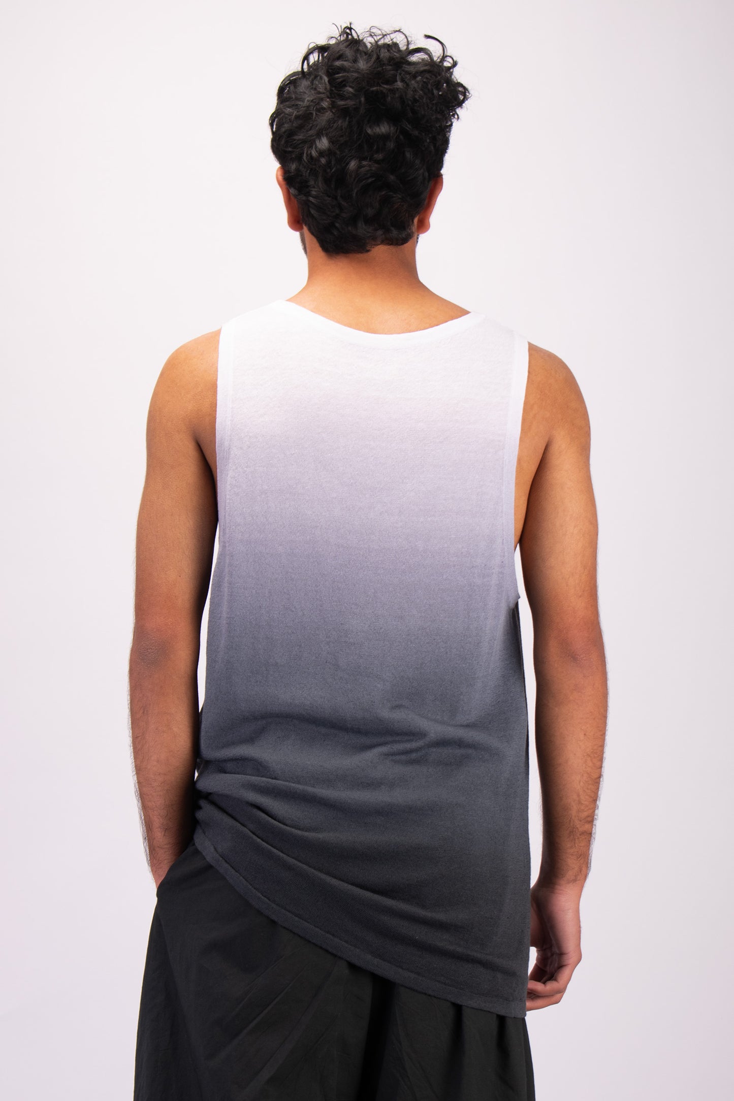 #1322 Tank top in linen and organic cotton