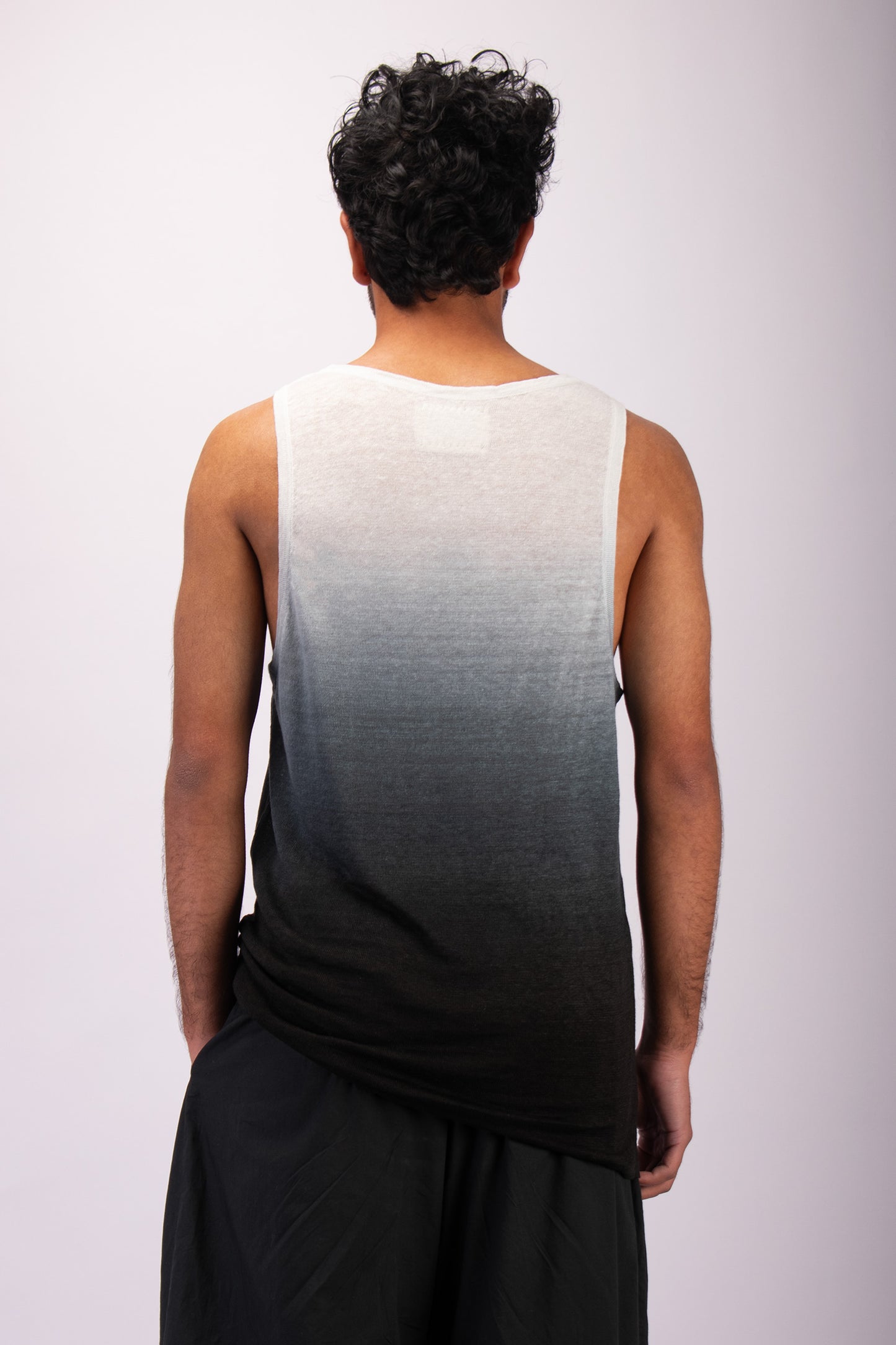 #1324 Tank top in linen