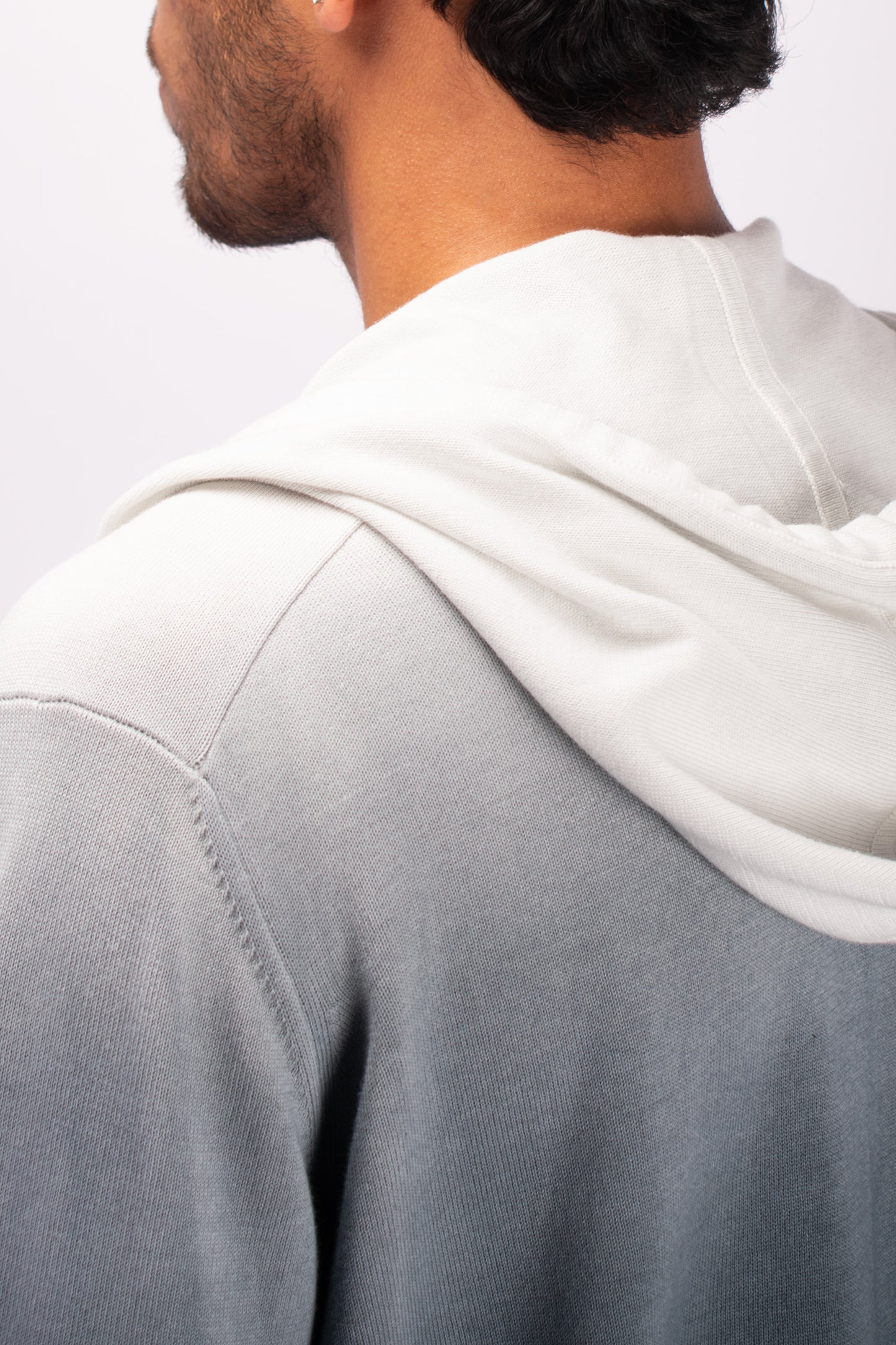 #1333 Zip up hoodie in organic cotton