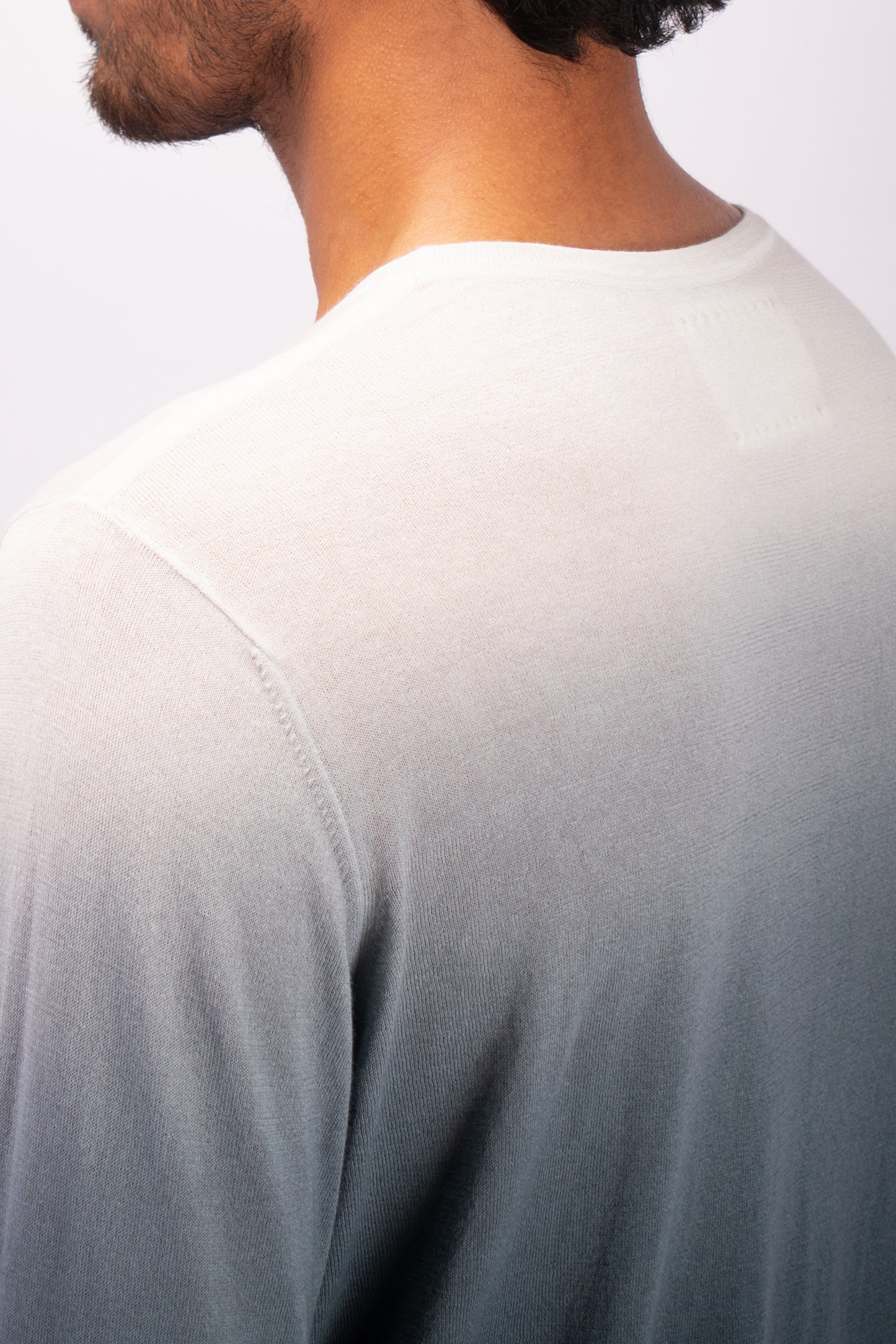 #1334 Long sleeve crewneck top in organic cotton