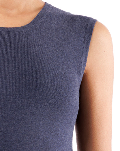 #1005 Cropped muscle tank organic cotton