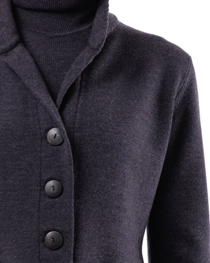 #1012 Shawl Collar Jacket 120's Superfine Merino And Organic Cotton — Lars Andersson, view 4