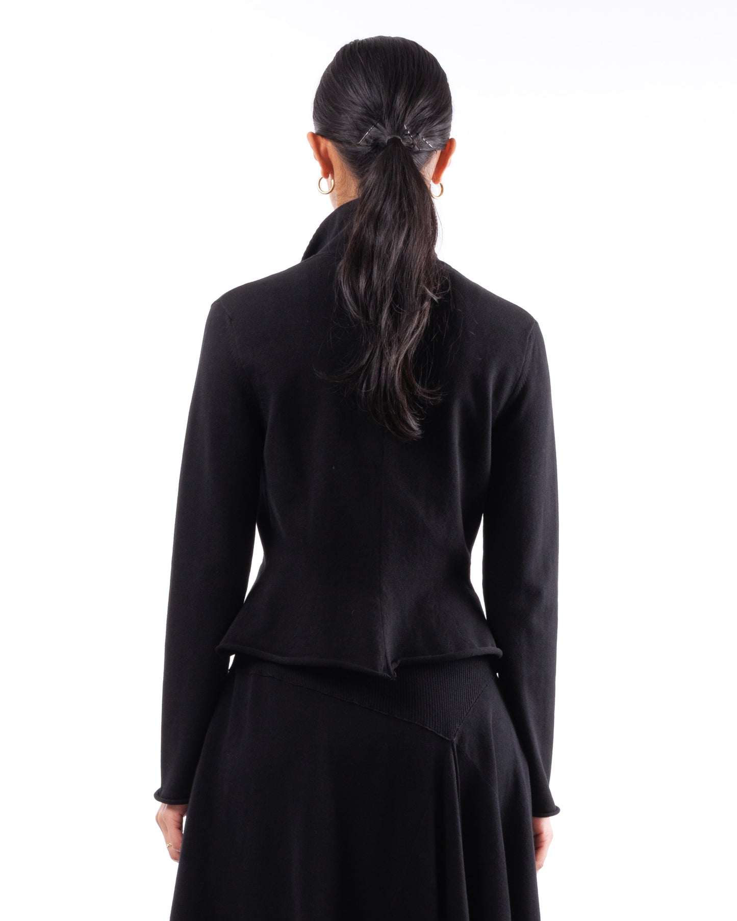#1018 Notch collar jacket organic cotton