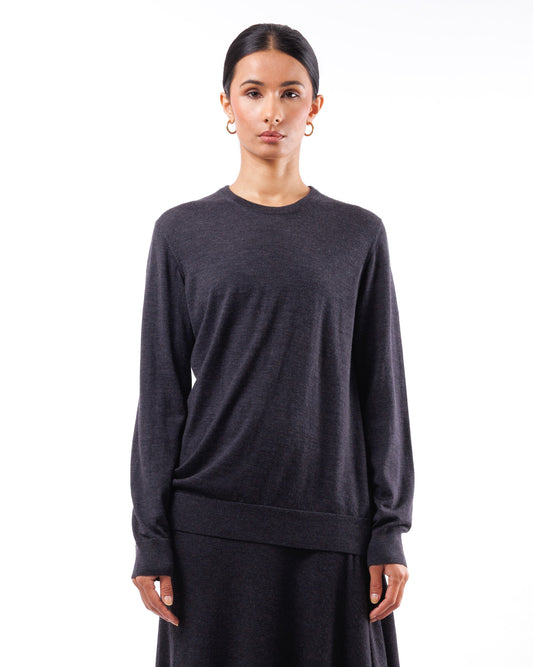#1031 Twisting sweatshirt120's superfine merino
