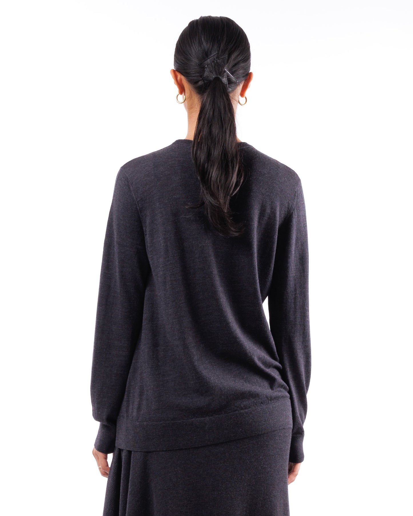 #1031 Twisting sweatshirt120's superfine merino