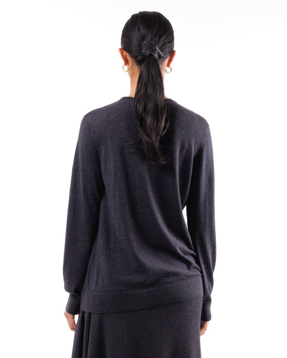 #1031 Twisting sweatshirt120's superfine merino