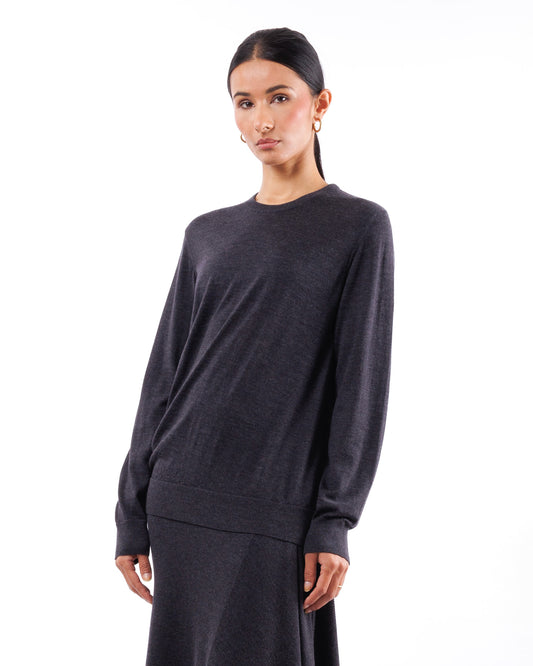 #1031 Twisting sweatshirt120's superfine merino