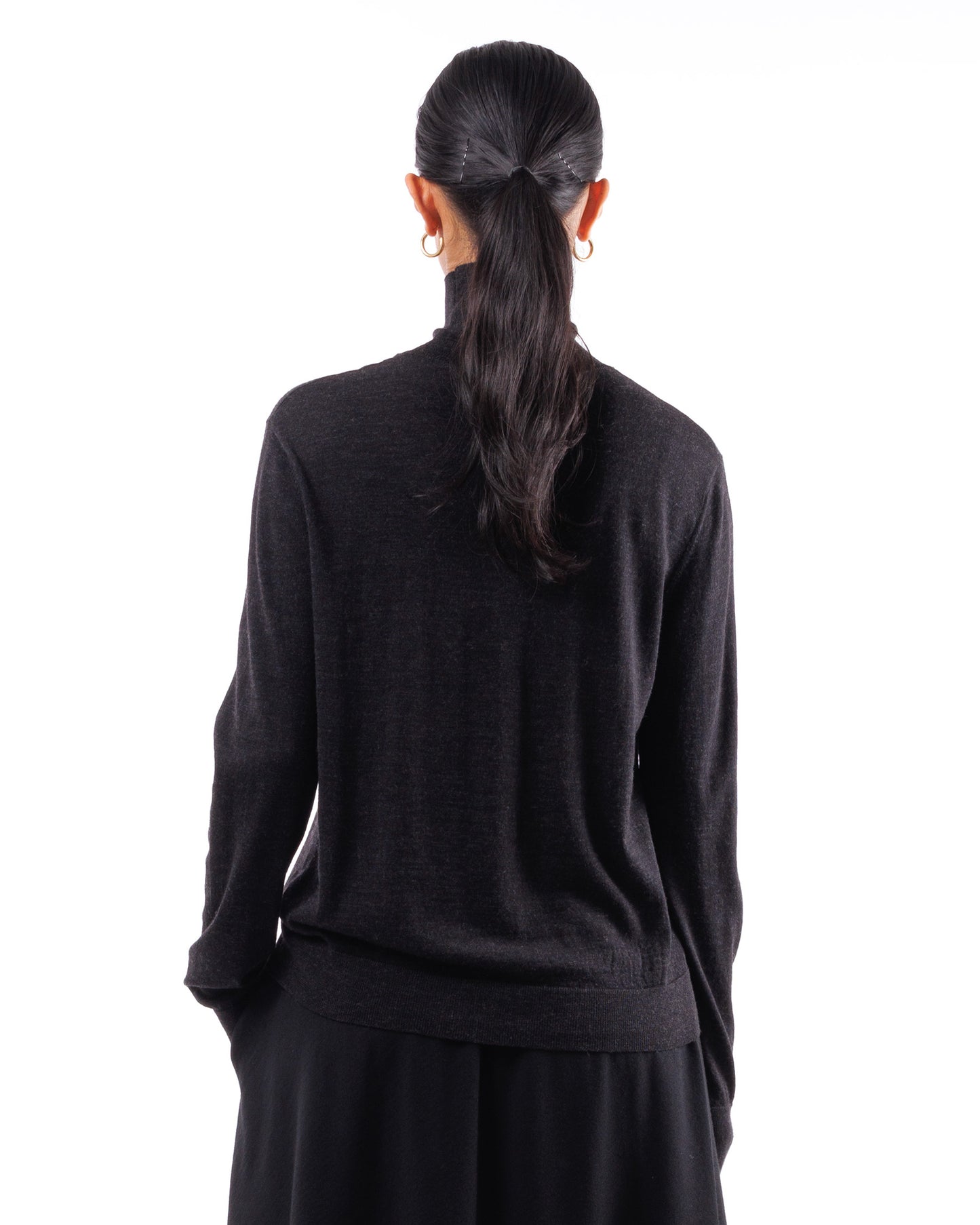 #1050 Turtleneck sweater 120's superfine merino