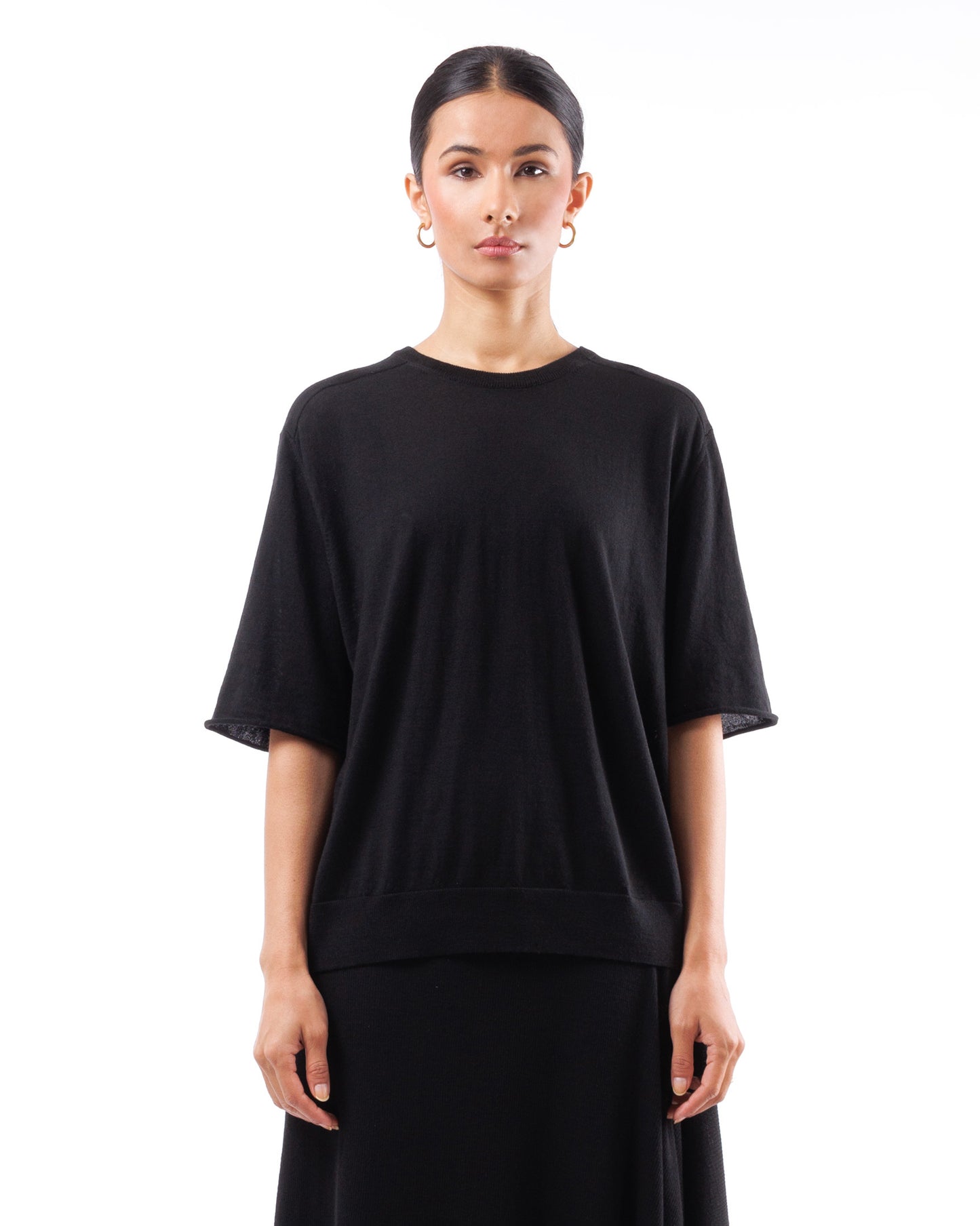 #1054 Oversized t-shirt 120's superfine merino