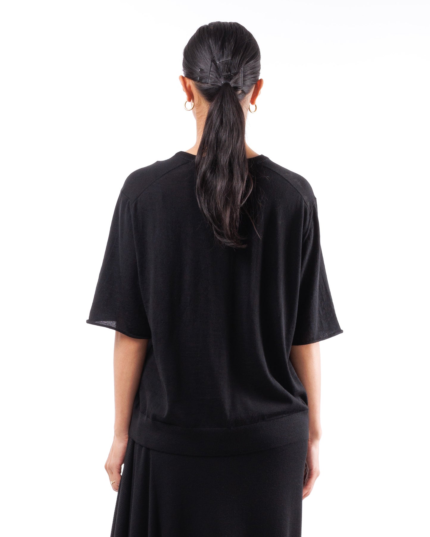 #1054 Oversized t-shirt 120's superfine merino