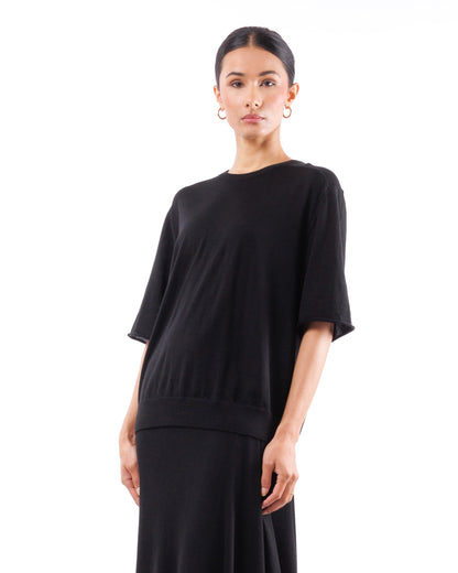 #1054 Oversized t-shirt 120's superfine merino