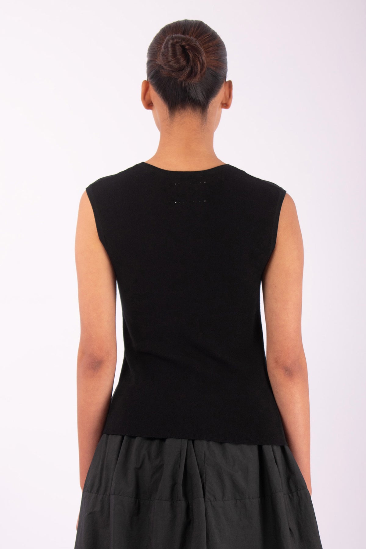 #1005 Muscle Tank in Organic Cotton- Black — Lars Andersson, view 3