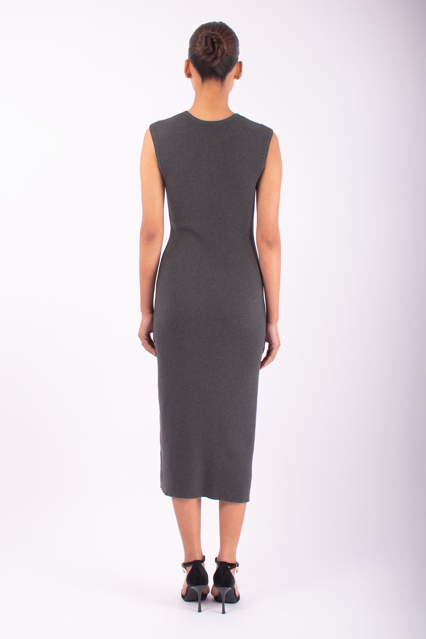 #1461 Muscle Tank Dress in Organic Cotton- Tripoli — Lars Andersson, view 3