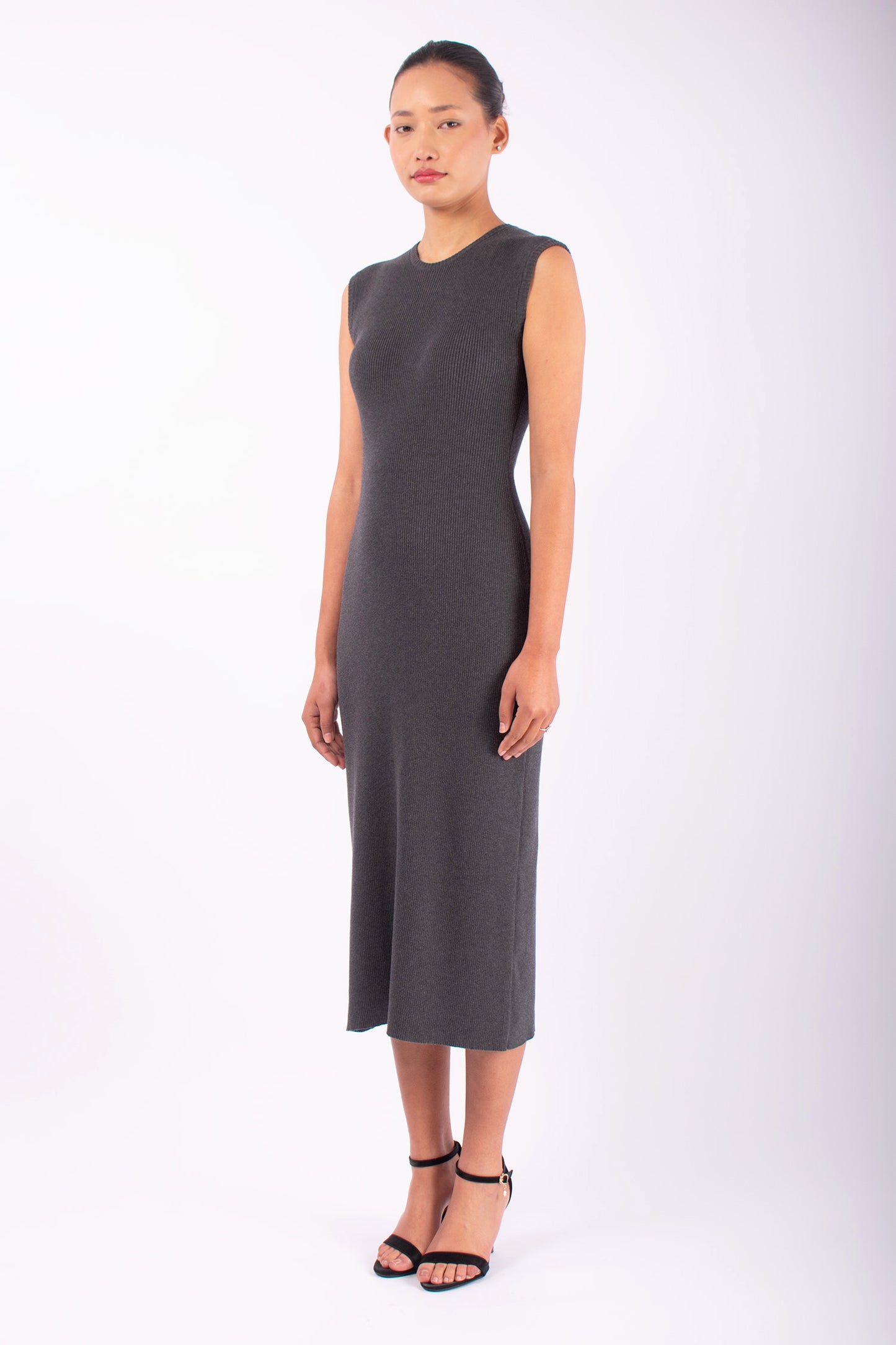 #1461 Muscle Tank Dress in Organic Cotton- Tripoli — Lars Andersson, view 2