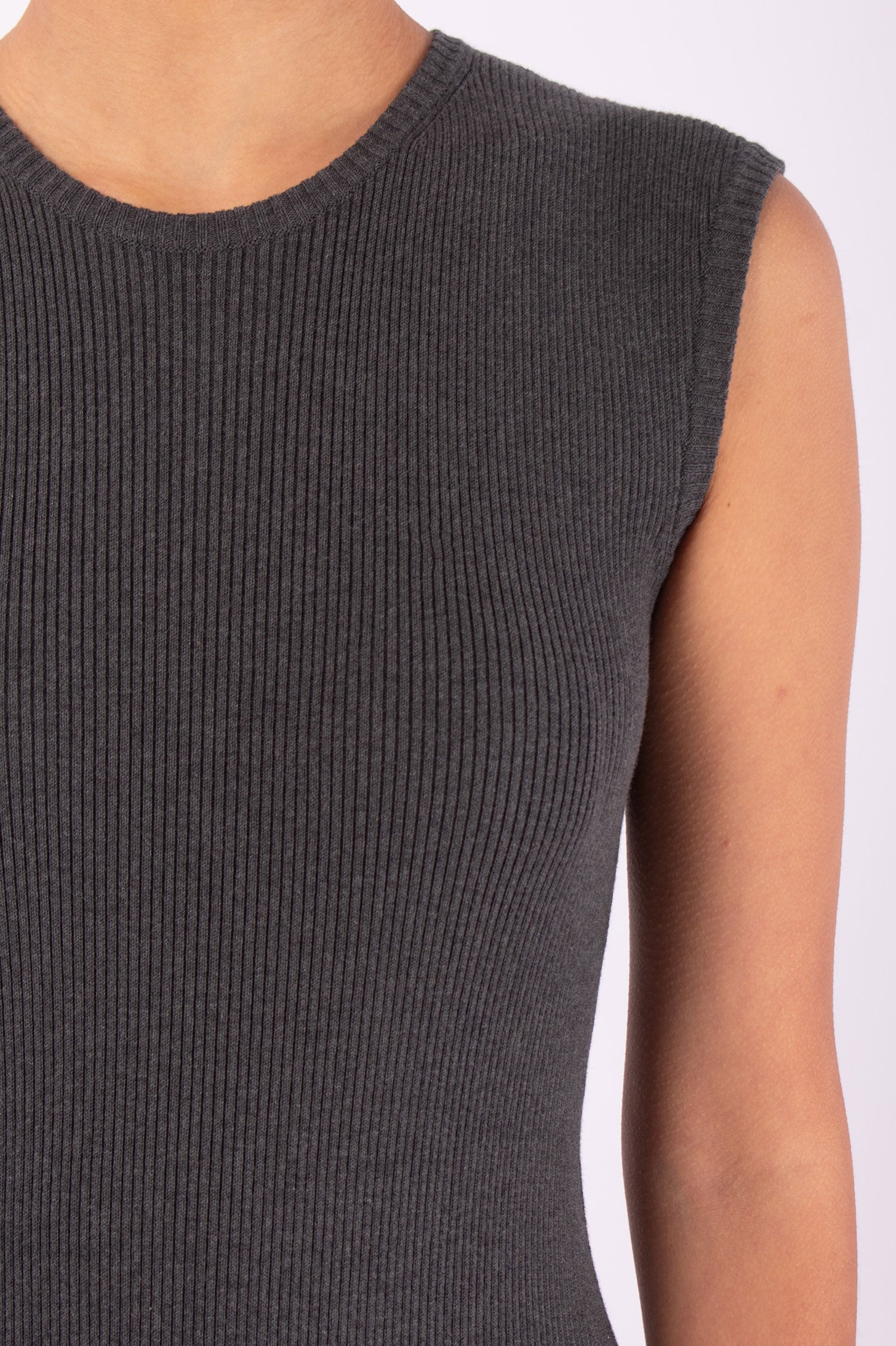 #1461 Muscle Tank Dress in Organic Cotton- Tripoli — Lars Andersson, view 4