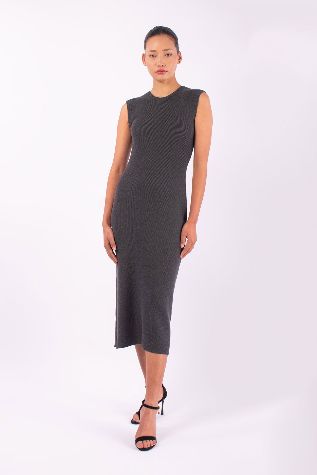 #1461 Muscle Tank Dress in Organic Cotton- Tripoli — Lars Andersson, view 5