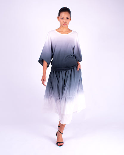 #555 Wing sleeve top in organic cotton
