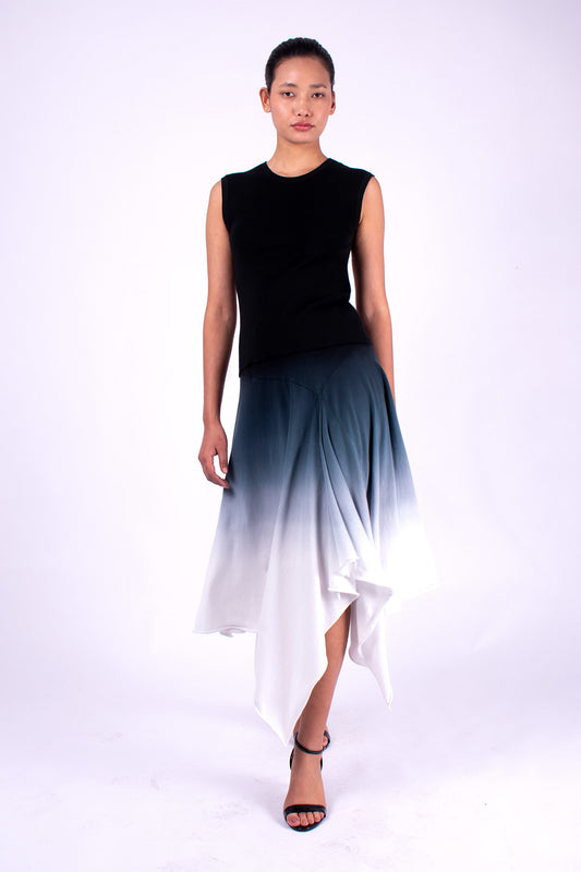 #1071 Handkerchief skirt in organic cotton