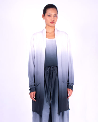 #1355 Shawl collar cardigan in organic cotton