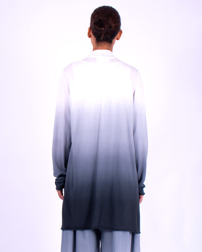 #1355 Shawl collar cardigan in organic cotton