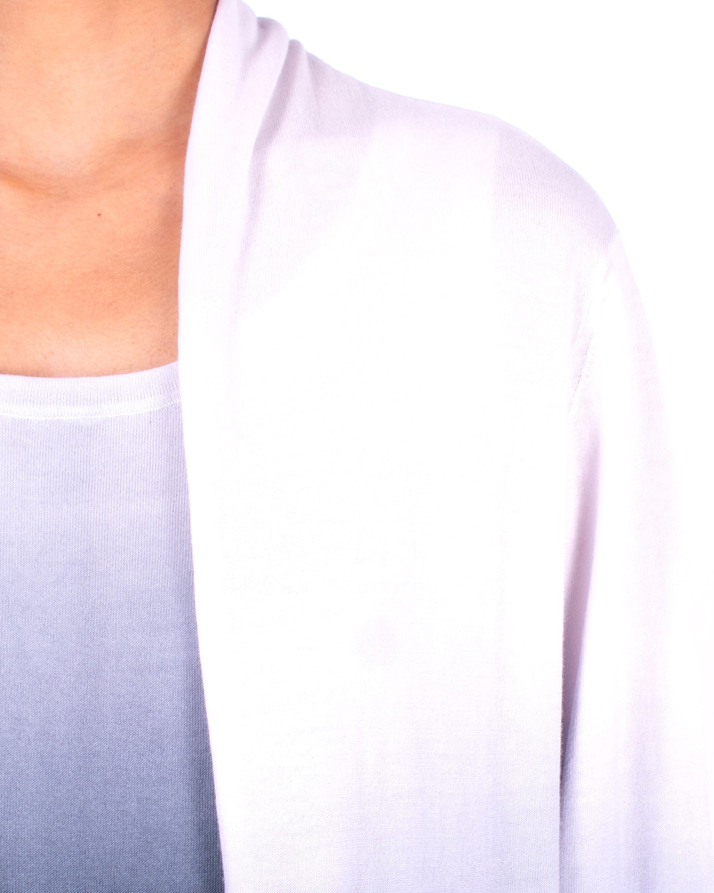 #1355 Shawl collar cardigan in organic cotton