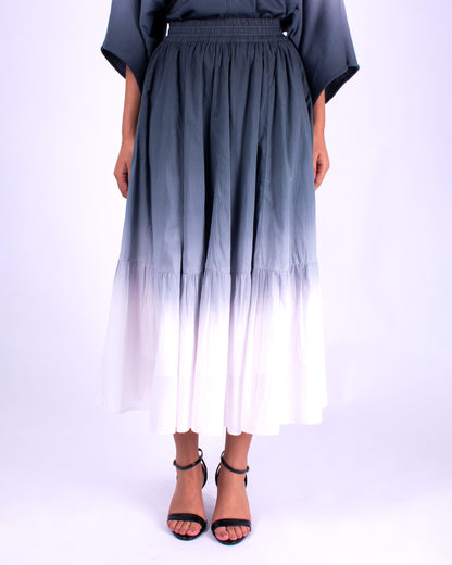 #1360 8 panel skirt in cotton voile