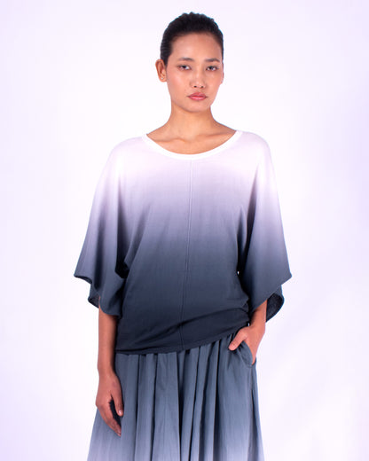 #555 Wing sleeve top in organic cotton
