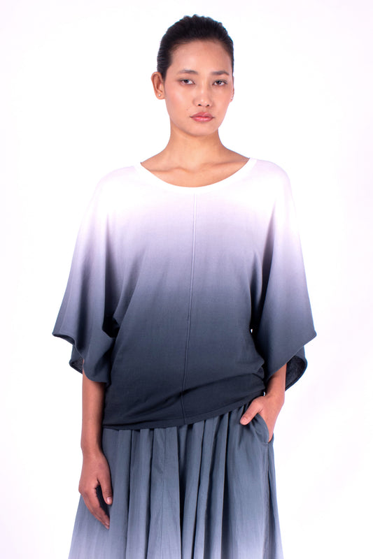 #555 Wing sleeve top in organic cotton