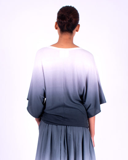#555 Wing sleeve top in organic cotton