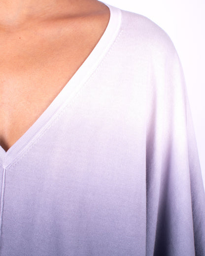 #903 V-neck wing sleeve top in organic cotton
