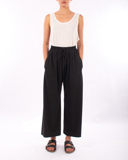 #CS017 Drawstring pant in organic cotton jersey