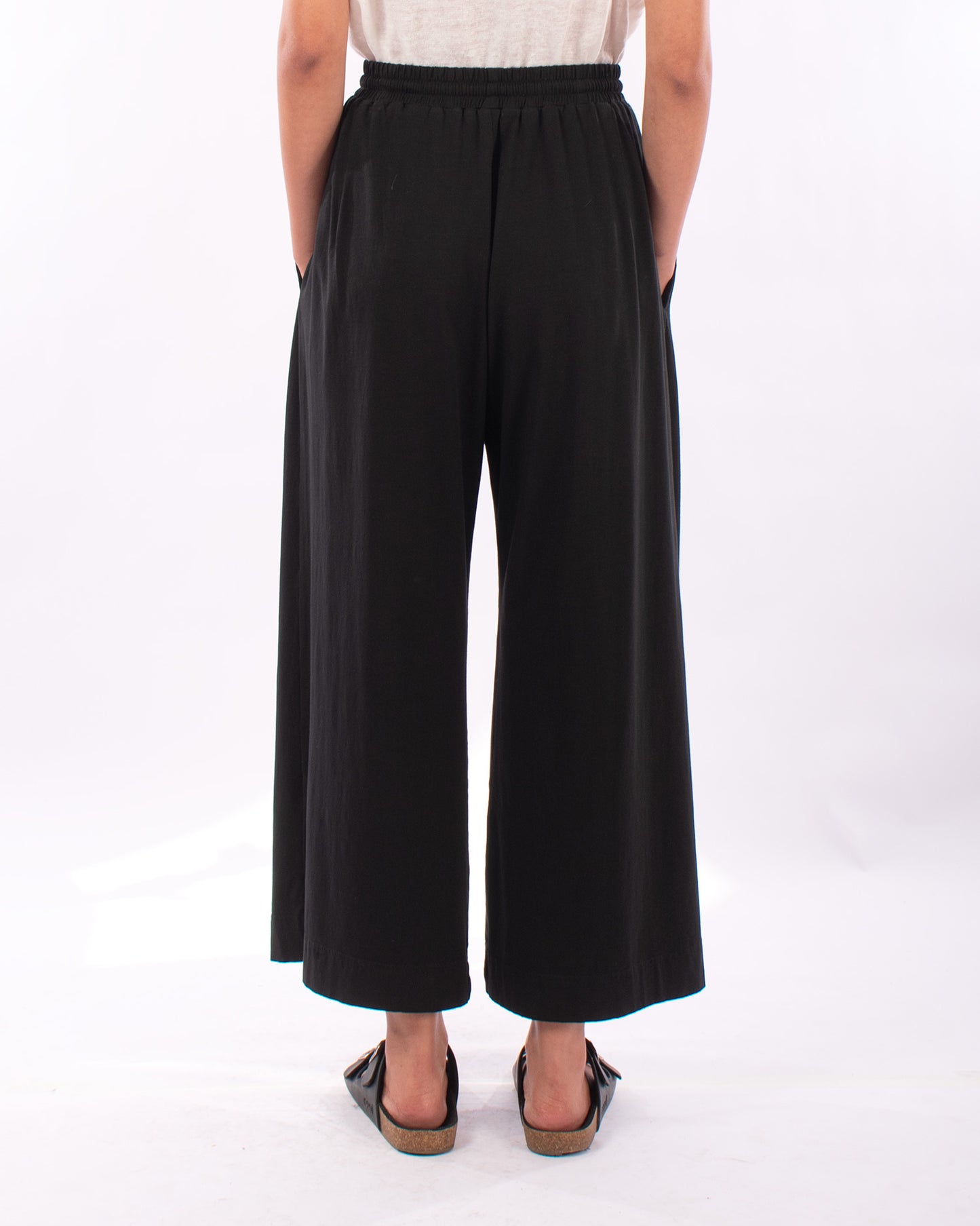 #CS017 Drawstring pant in organic cotton jersey
