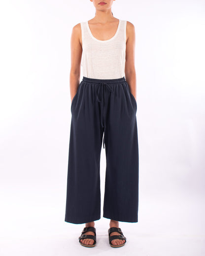 #017CS Drawstring pant in organic cotton jersey
